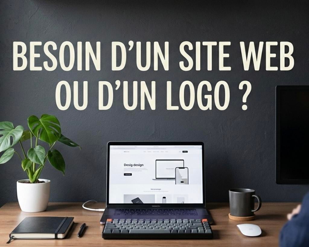 Création & design de site internet / logo, publicité réseaux, Enlèvement ou Envoi