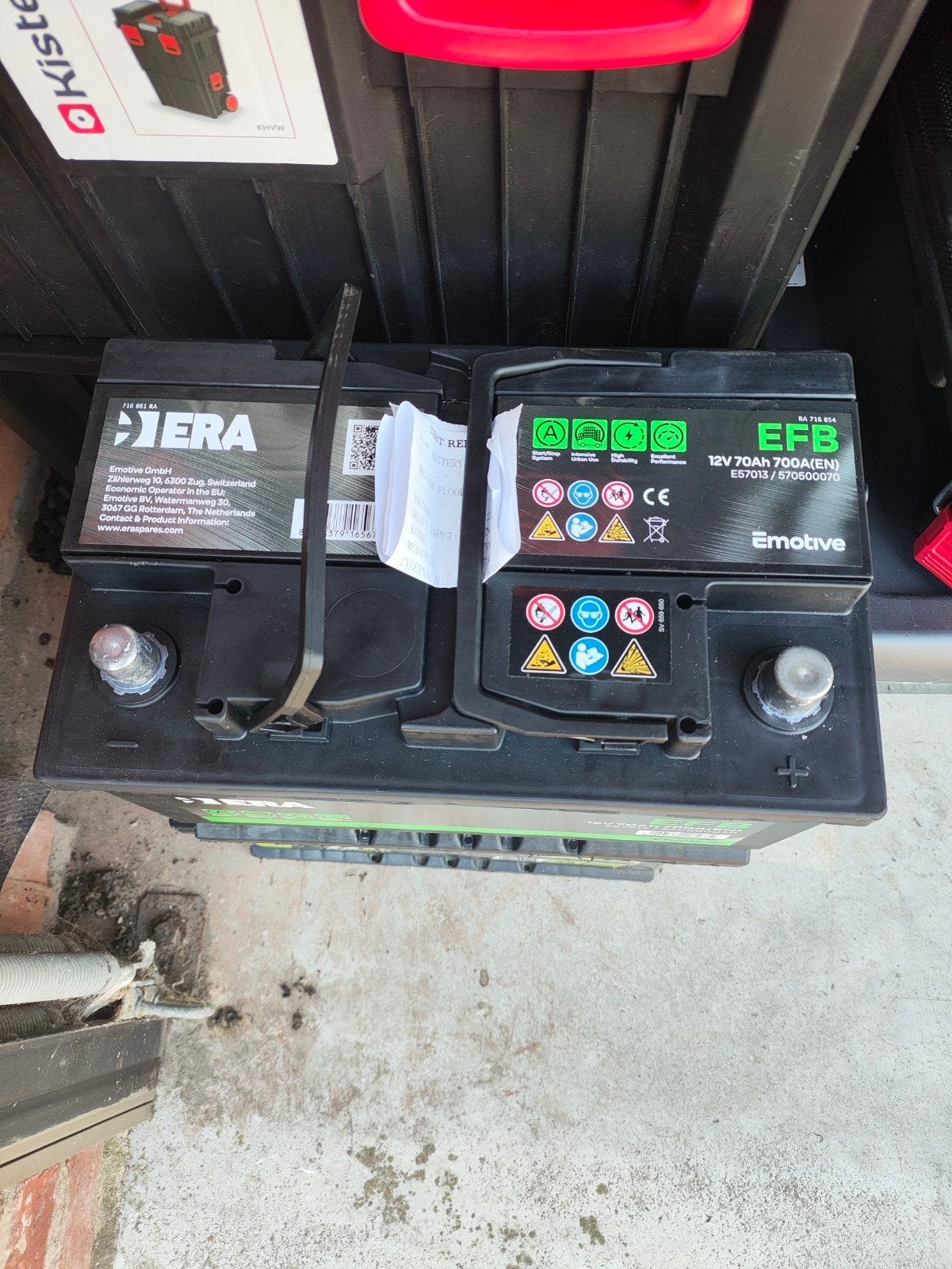 • Accu Era 12V 70 Ah Start stop •, Auto-onderdelen, Ophalen