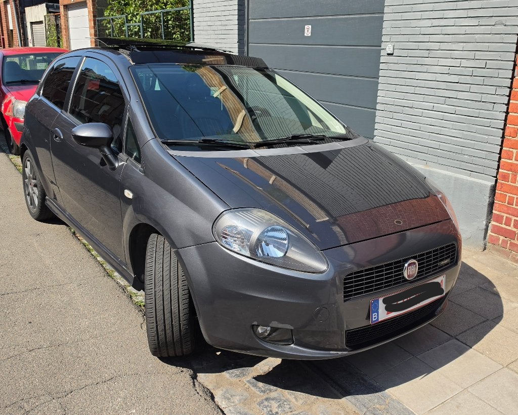 Fiat Grande Punto 2009, Autos, Cuir, Argent ou Gris, 139 g/km, Grande Punto
