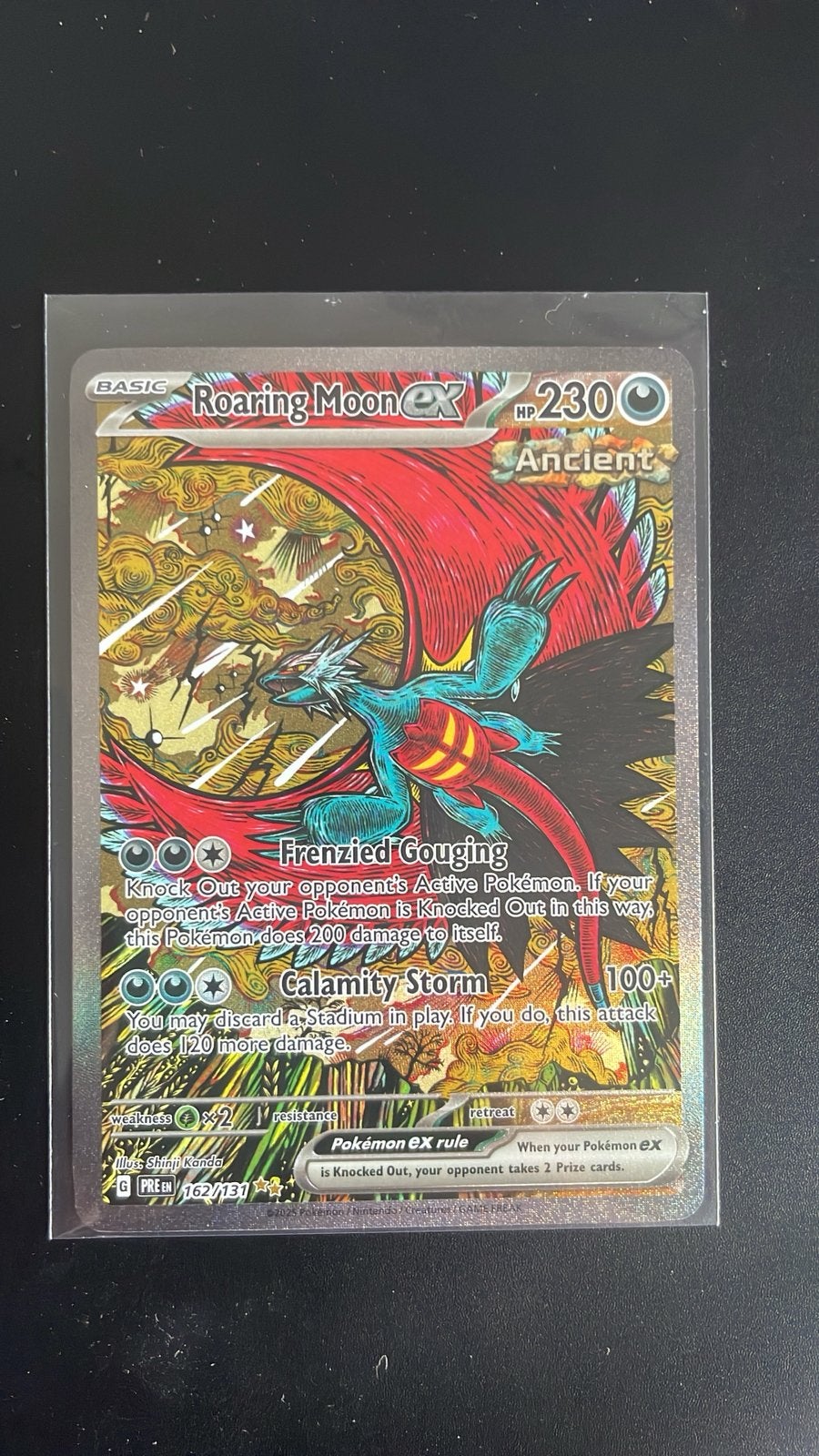 Roaring Moon ex PRE162, Enlèvement ou Envoi, Neuf, Cartes en vrac, Foil