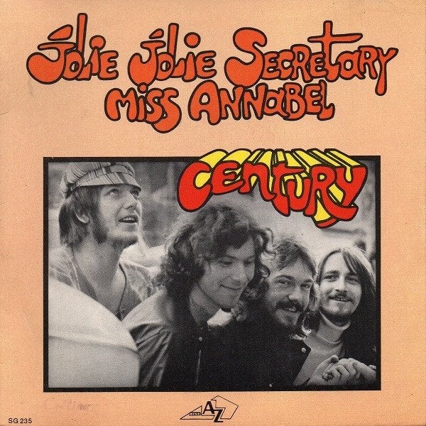7" Century – Jolie Jolie Secretary Miss Annabel, 7 inch, Ophalen of Verzenden, Zo goed als nieuw, Rock en Metal