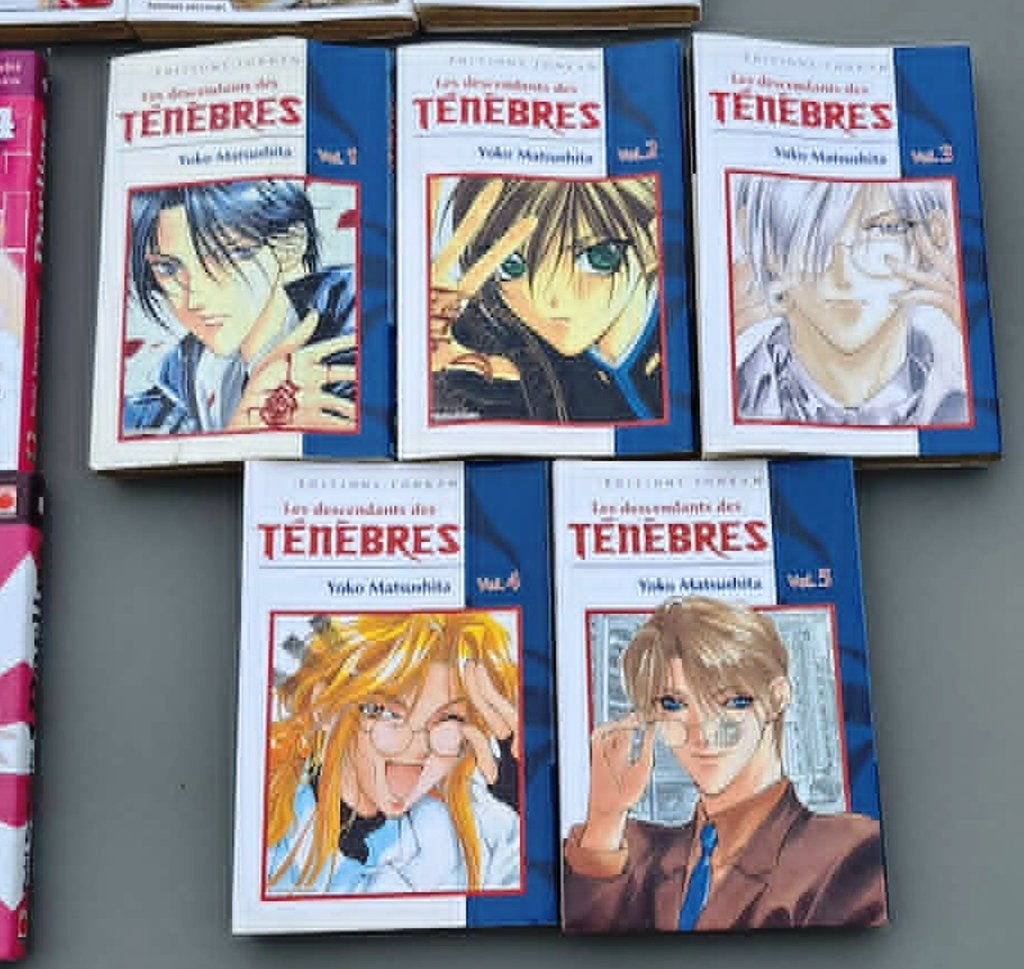 série manga descendants des ténébres, Livres, Enlèvement