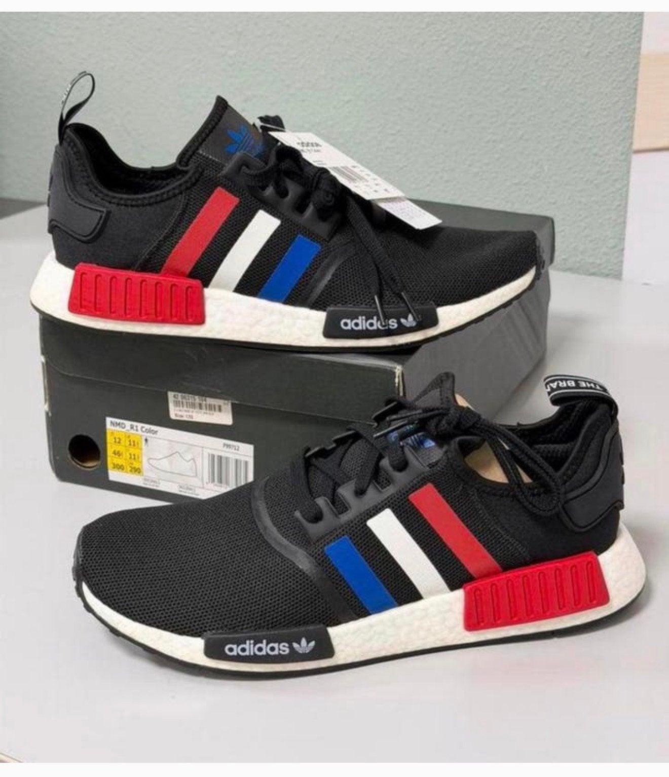 Espadrilles Adidas NMD_R1 Color NMD R1 pour hommes 46 F99712, Neuf, Enlèvement ou Envoi, Baskets, Noir