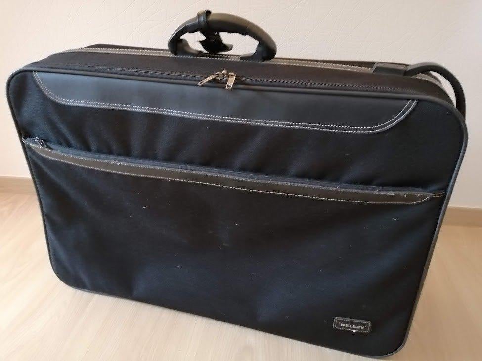 valise, noire, Delsey, 70 cm ou plus, Enlèvement, Utilisé, 45 à 55 cm