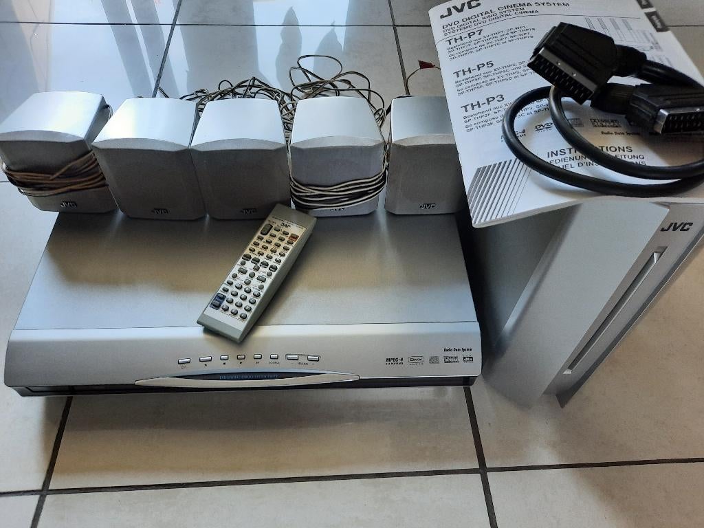 Home-cinéma JVC, TV, Hi-fi & Vidéo, Decks cassettes, Enlèvement, JVC