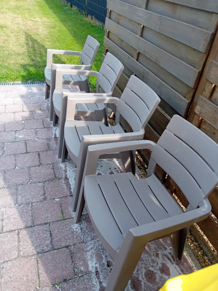 Stoelen, Ophalen, Kunststof, Zo goed als nieuw, Vier