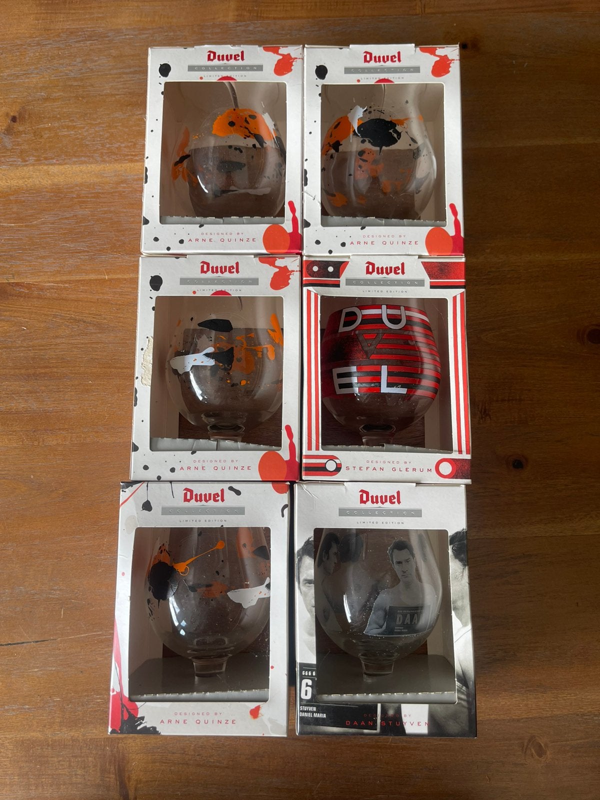 6 duvel glazen , limited edition, Enlèvement ou Envoi, Neuf