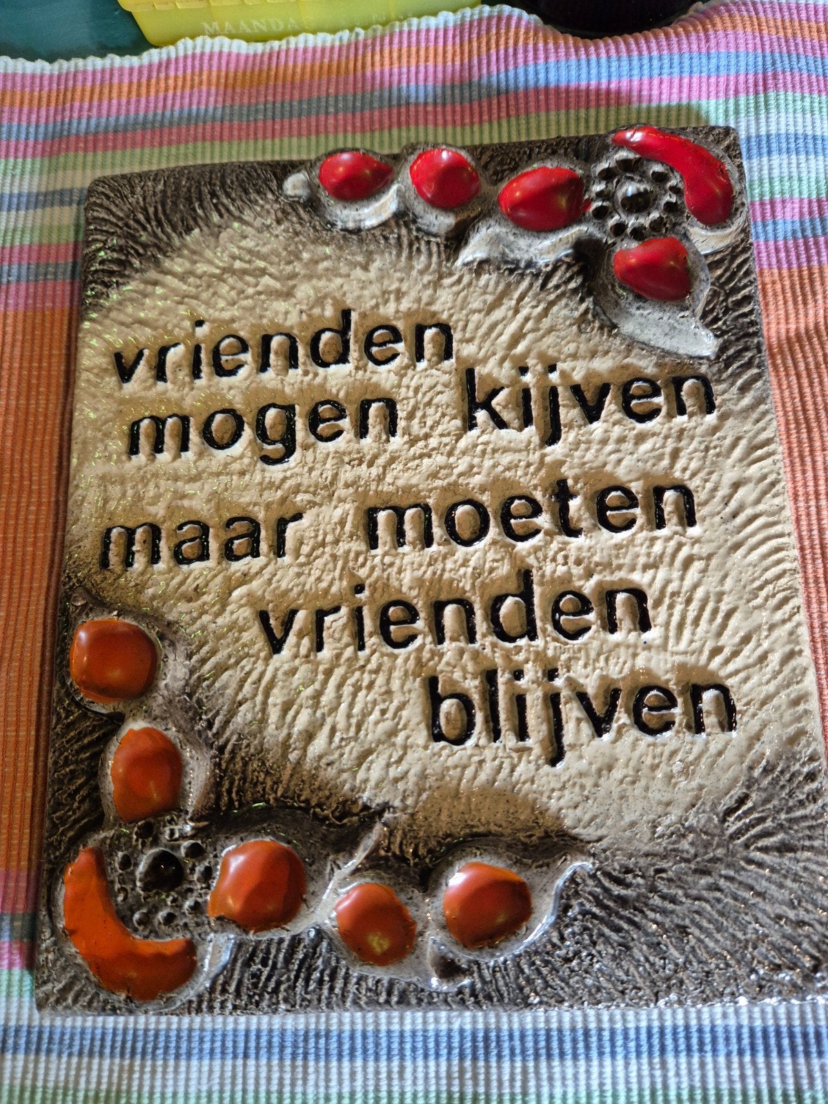 Vintage wandtegel Jan van Erp, Antiek en Kunst, Ophalen