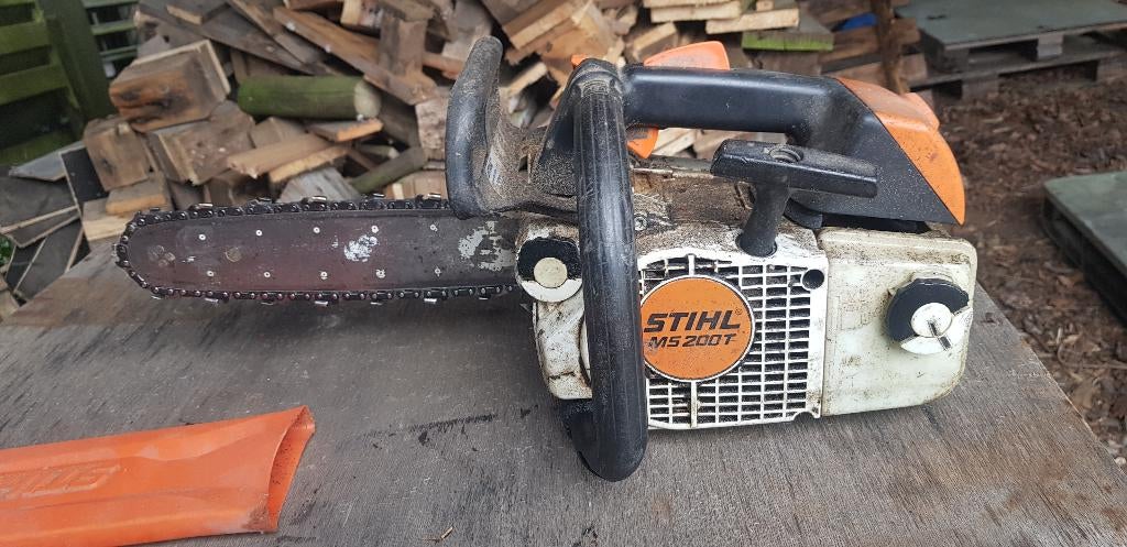 Stihl ms200t kettingzaag, Ophalen, Gebruikt, Stihl