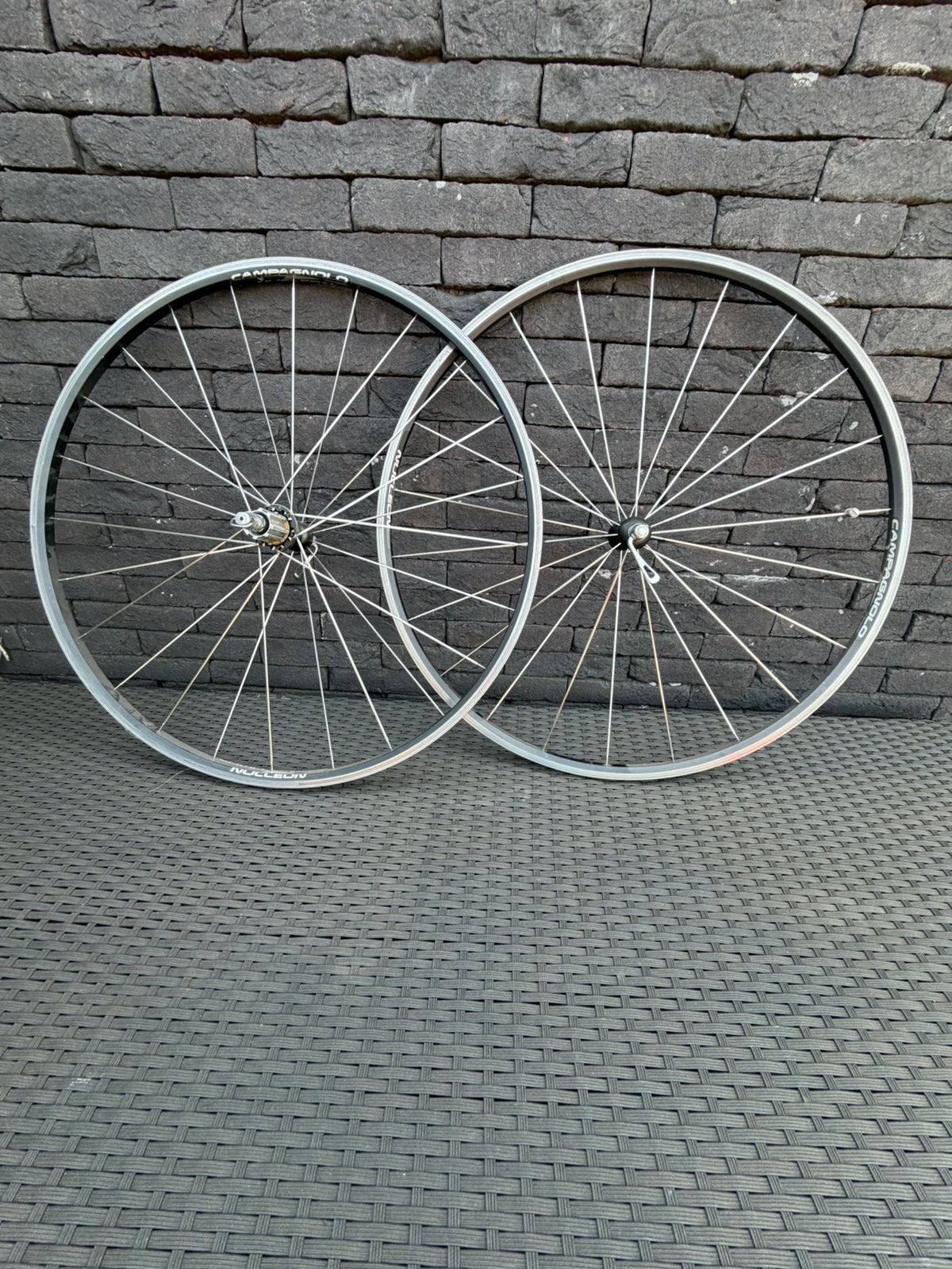 Campagnolo nucleon tube wielset, Fietsen en Brommers, Fietsonderdelen, Ophalen of Verzenden, Zo goed als nieuw