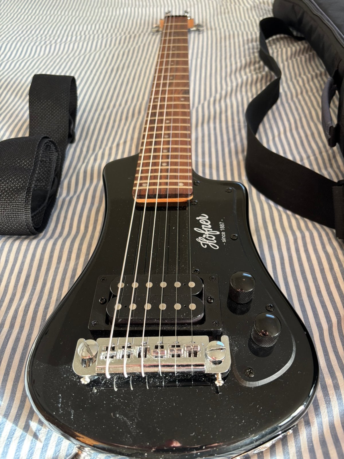 Gitaar Hofner shorty, Enlèvement ou Envoi, Utilisé, Solid body