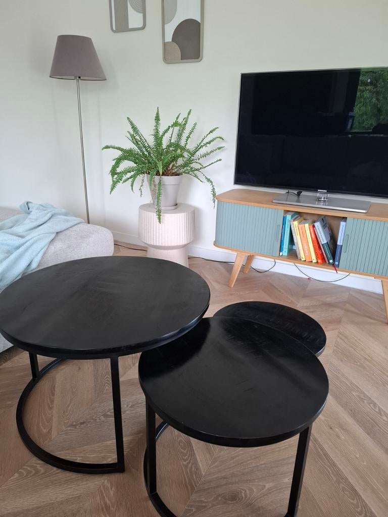 Set 3 salontafels WEBA (zo goed als nieuw), Enlèvement