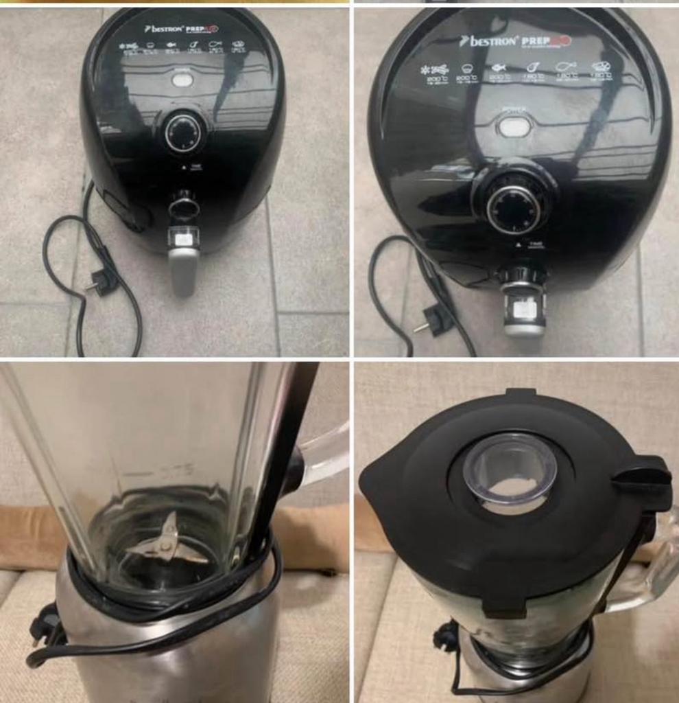Set appareil friteuse plus blender excellent état !!, Enlèvement, Comme neuf