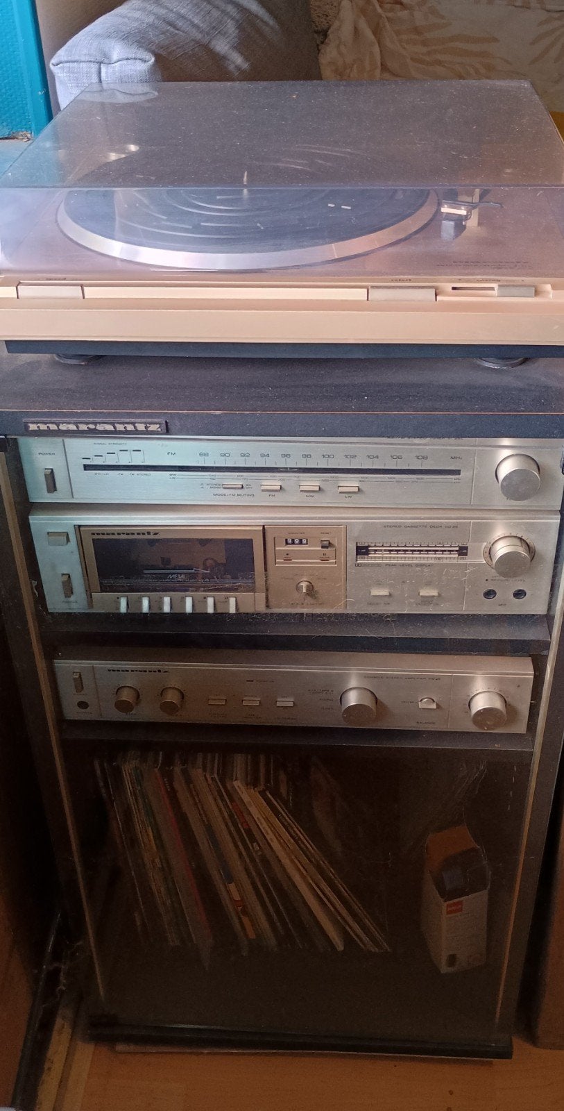 Platine Marantz complète, TV, Hi-fi & Vidéo, Enlèvement, Comme neuf, Deck cassettes ou Lecteur-enregistreur de cassettes, Autres marques