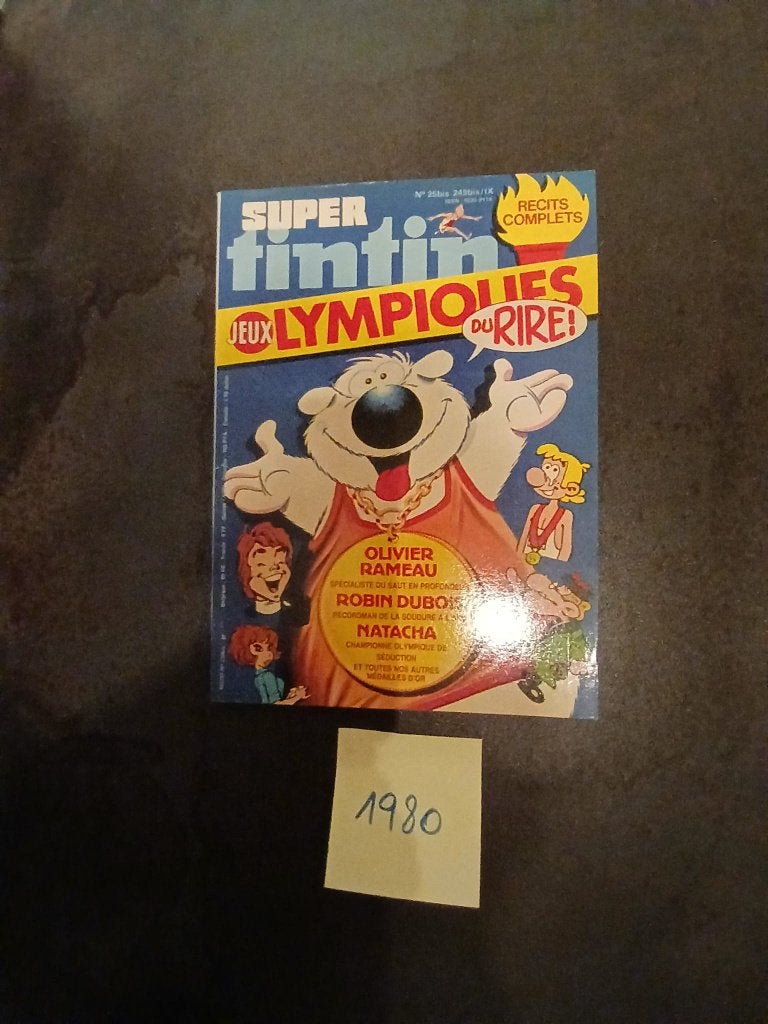 Super Tintin 25bis (1980) Jeux Olympiques du Rire, Ophalen of Verzenden, Zo goed als nieuw