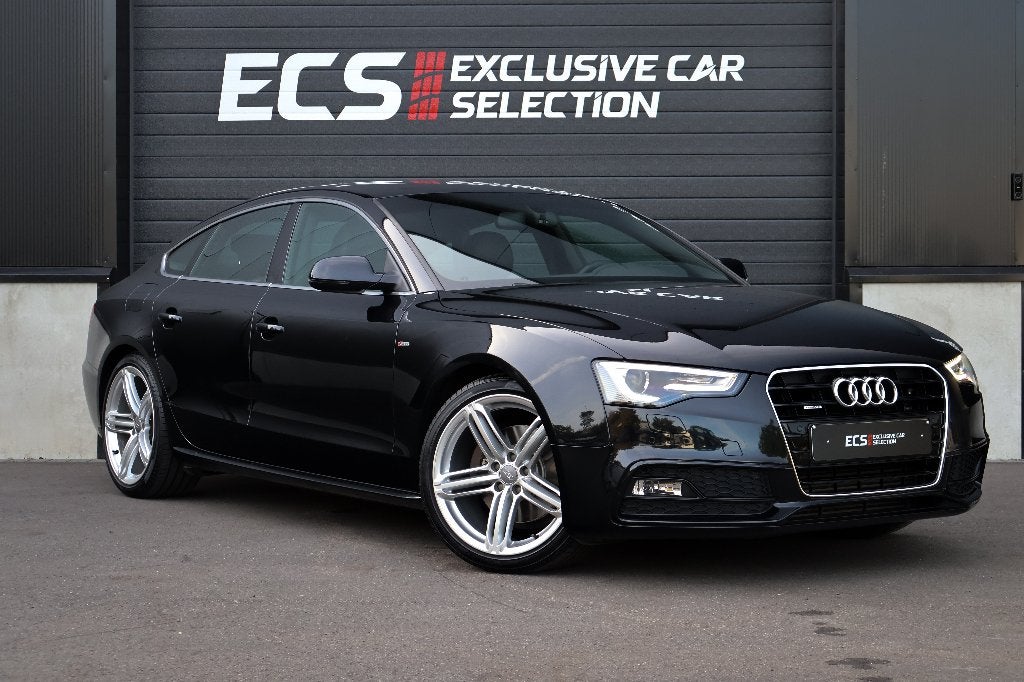 Audi A5  S line | 2.0 TFSI | 211 pk | Quattro | 3x s line |, Auto's, Zwart, 4 cilinders, 1984 cc, Zwart