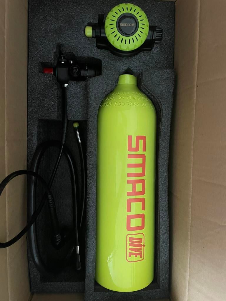 Mini bouteille de plongée SMACO S700 Plus, Sports nautiques & Bateaux, Plongée, Neuf, Bouteille de plongée, Enlèvement