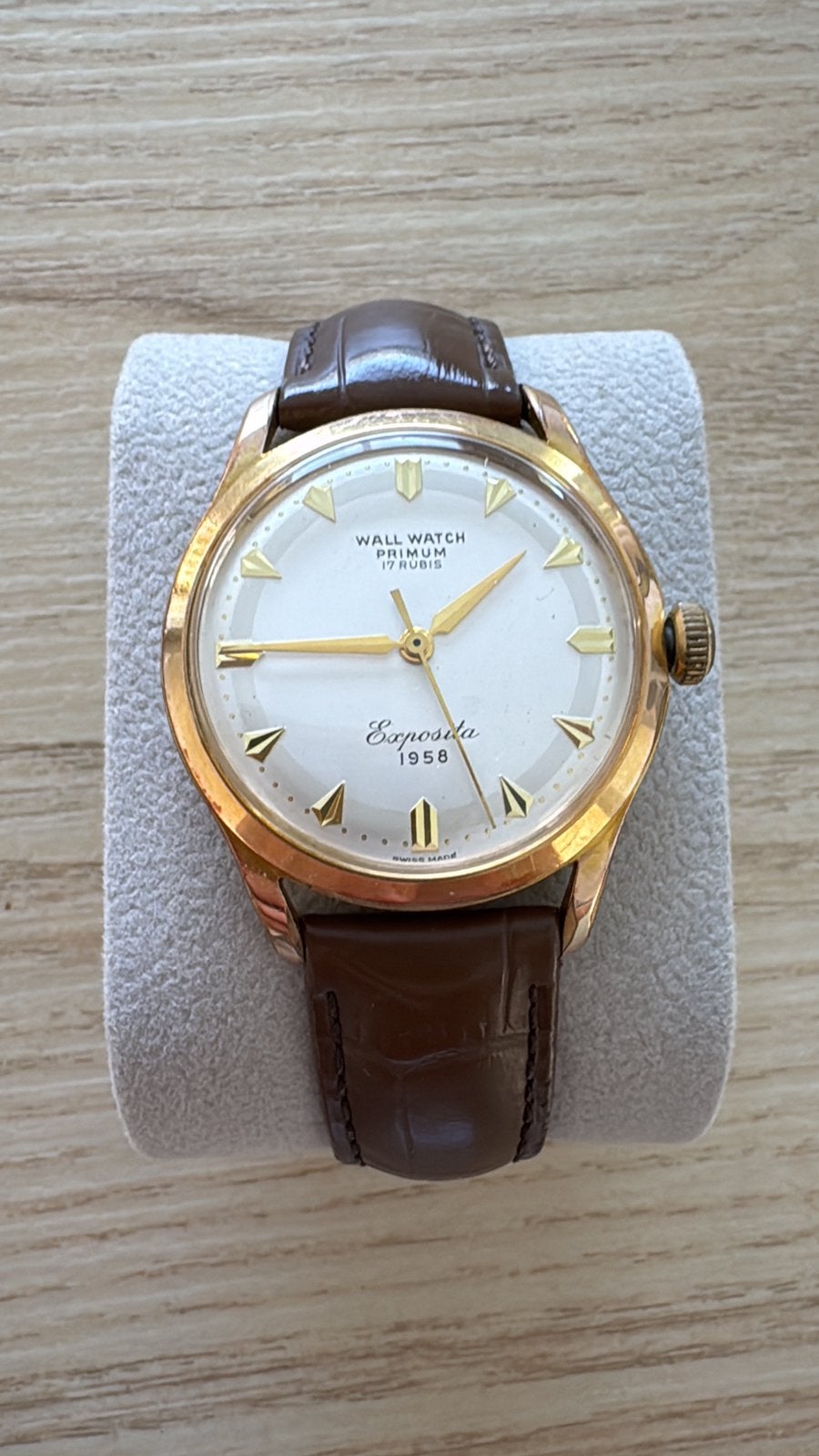 Montre Vintage Wall Watch "Exposita 1958" – Swiss Made, Enlèvement