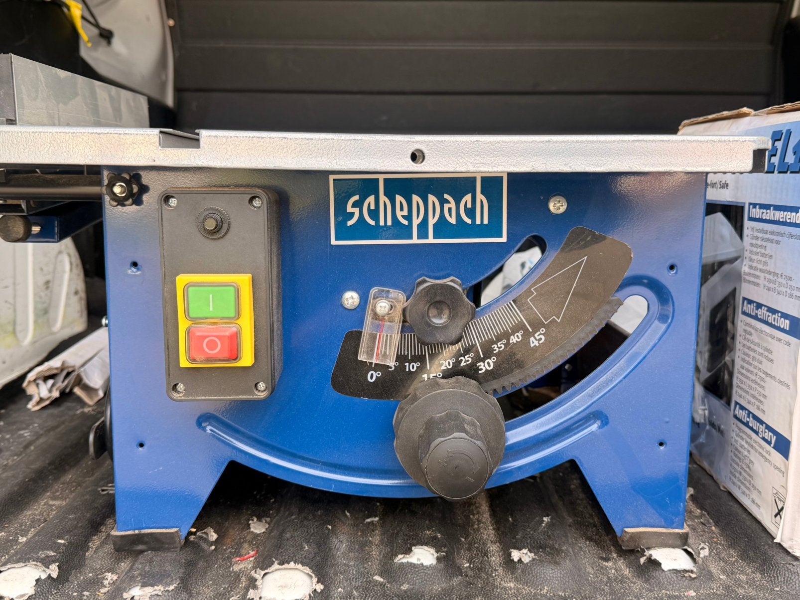 Scheppach HS80 tafelcirkelzaag, Bricolage & Construction, Enlèvement, Comme neuf
