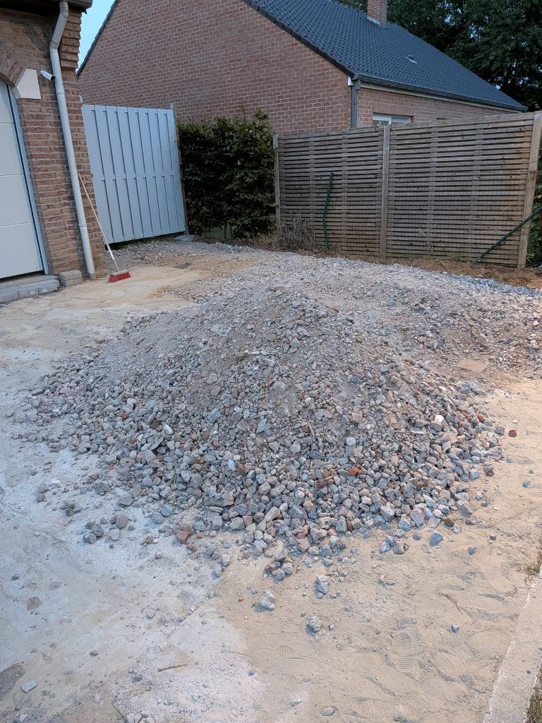 A donner : Graves de mixtes concassés 0/40, Gris, Comme neuf, Enlèvement, Autres types