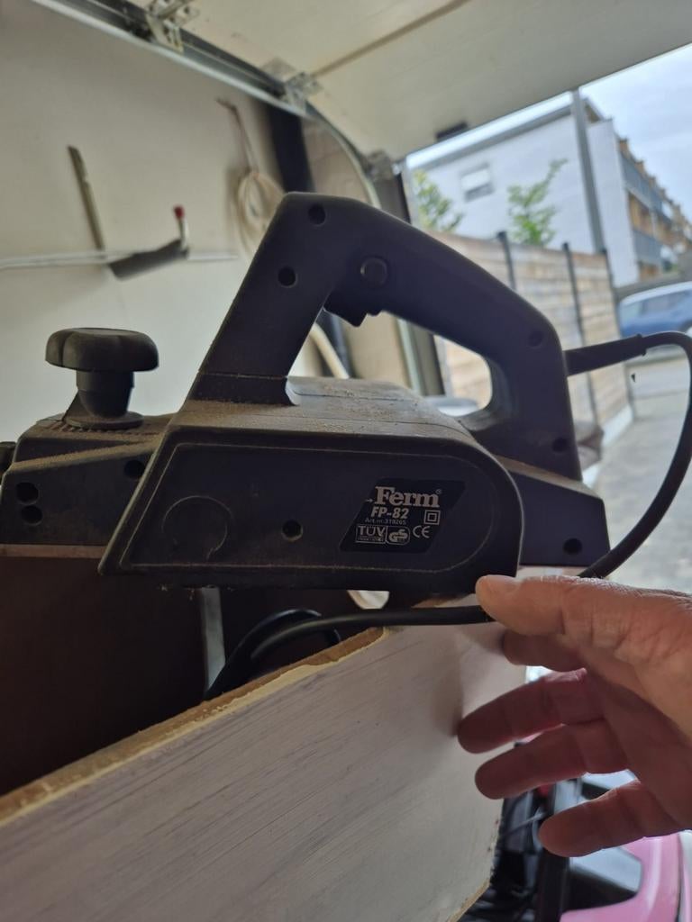 Ferm elektrische schaafmachine fp 82, Ophalen