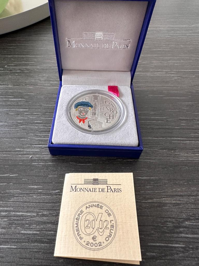 Zilveren munt victor hugo, Ophalen of Verzenden, Zilver