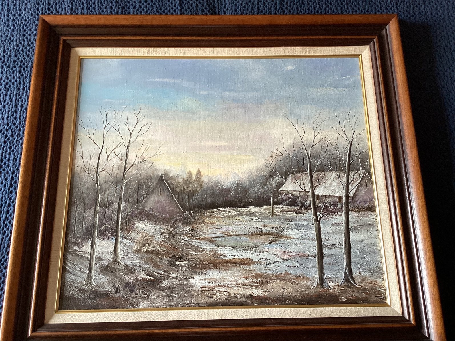 Winterlandschap in mooi kader, Ophalen