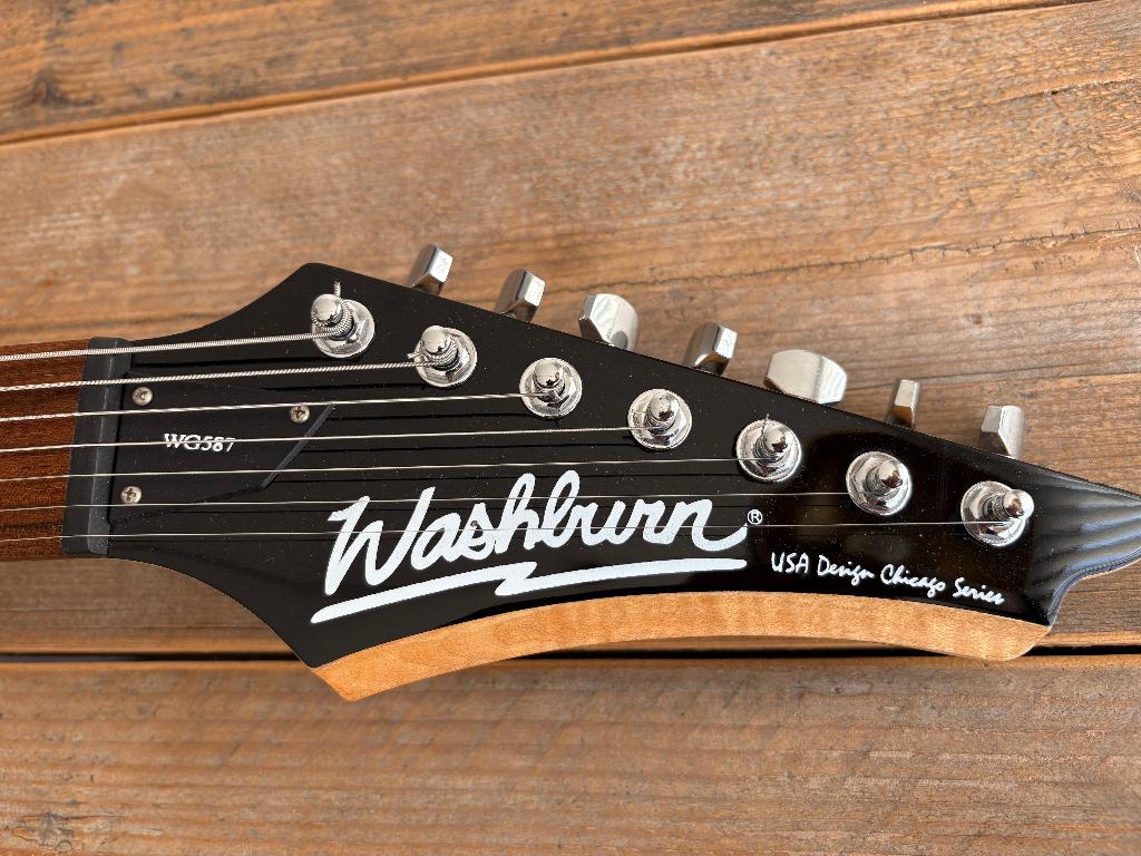 Washburn WG587 7- String, Muziek en Instrumenten, Ophalen, Zo goed als nieuw, Solid body, Overige merken