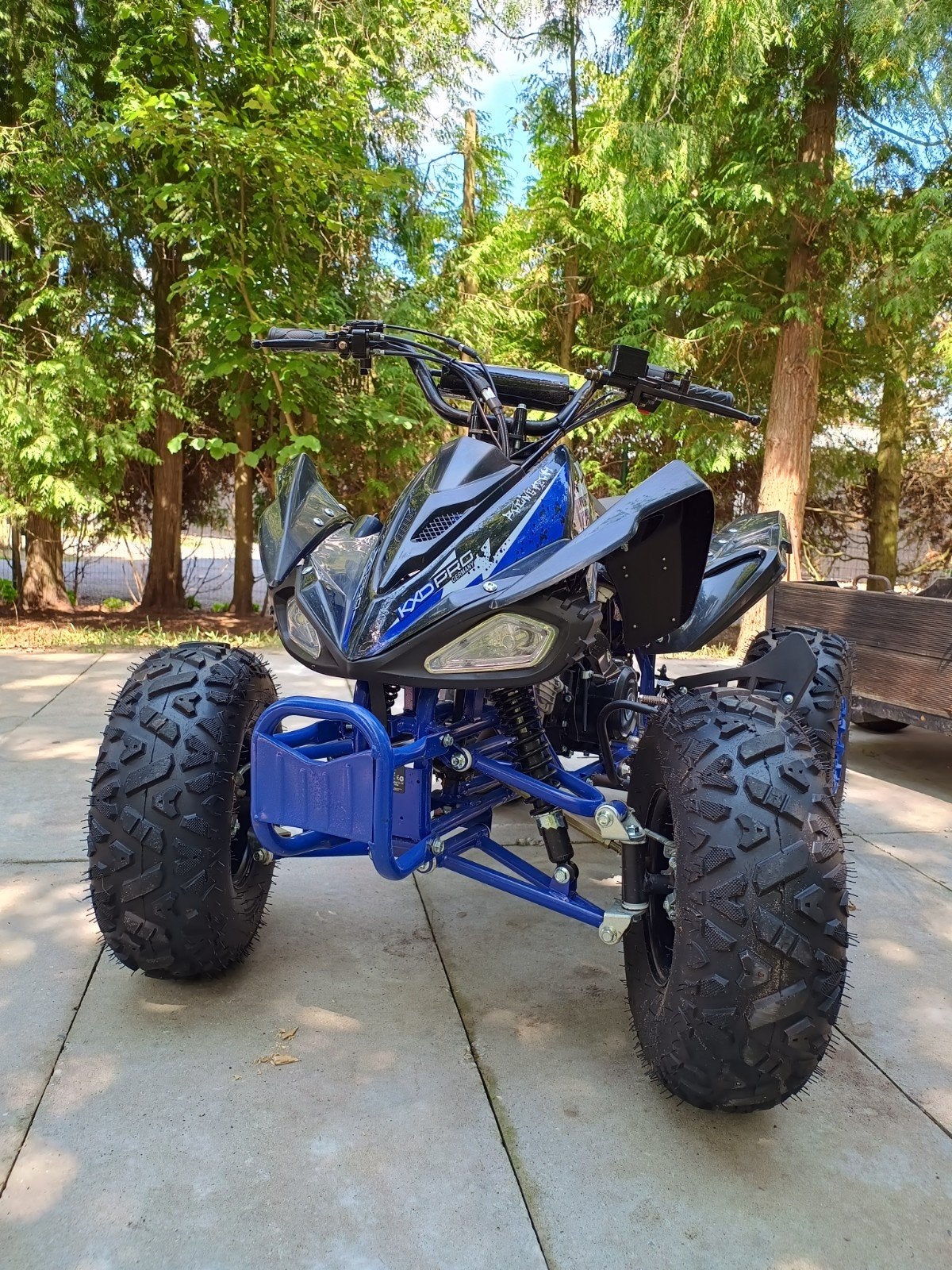 QUAD MET AANHANGER 125cc benzine, Motoren, 1 cilinder, 125 cc