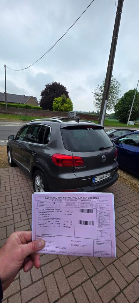 Vw tiguan 2.0tdi 2015 full PRET A IMMATRICULÉE  !!!, Auto's, Leder, Bedrijf, Tiguan, Panoramadak