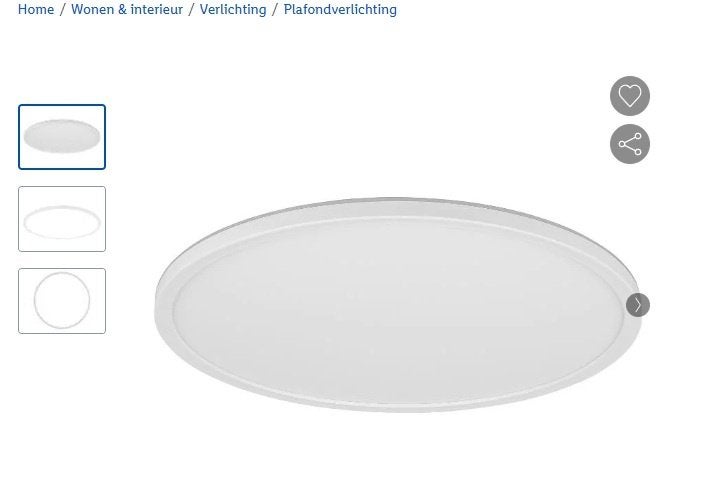 LIVARNO led-verlichting gloedniew, Huis en Inrichting, Lampen | Plafondlampen, Ophalen, Dimbaar, Modern, Nieuw
