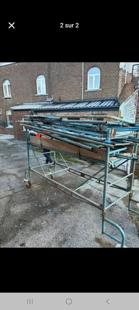 Echafaudage en acier, Bricolage & Construction, Échafaudages, Enlèvement