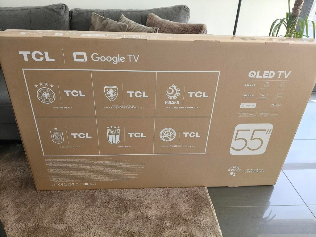 Tcl 55 inch google tv, Ophalen