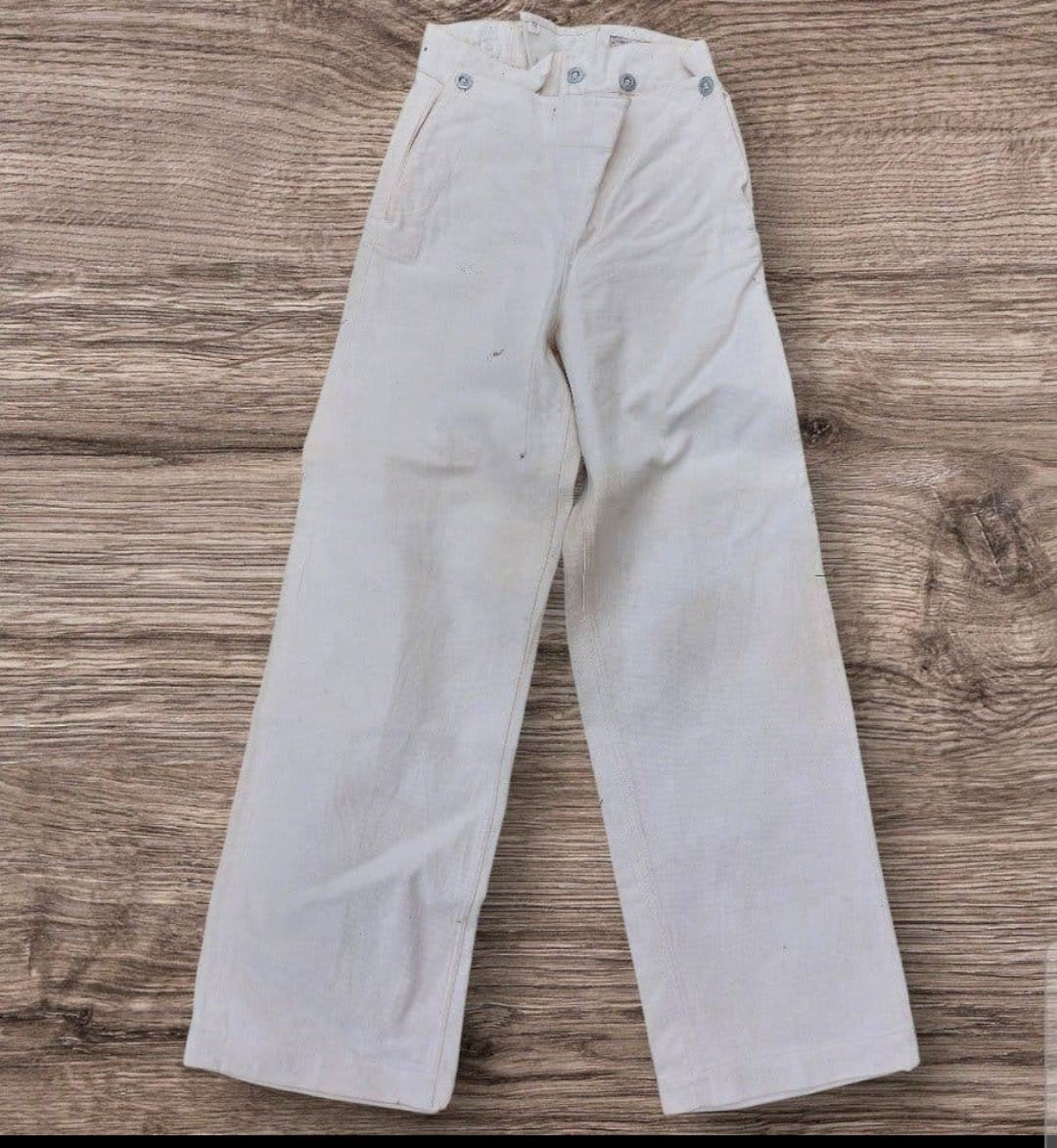 Pantalon Kriegsmarine Hitlerjugend Drillich AHS, Collections, Enlèvement ou Envoi, Marine, Vêtements ou Chaussures
