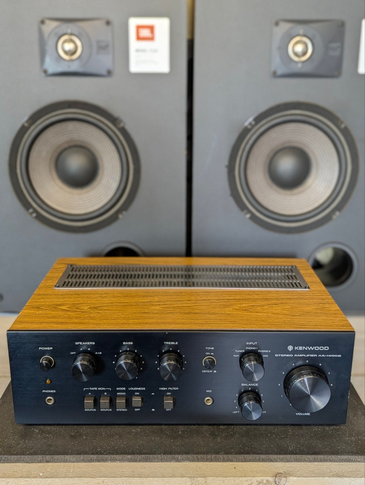 70's Kenwood versterker in sublieme staat, TV, Hi-fi & Vidéo, Amplificateurs & Ampli-syntoniseurs, Enlèvement