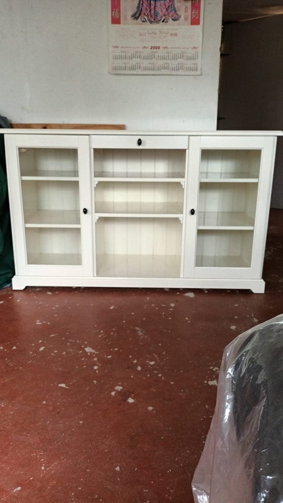Lage kast, Huis en Inrichting, Ophalen, 100 tot 150 cm, Met lade(s), Zo goed als nieuw
