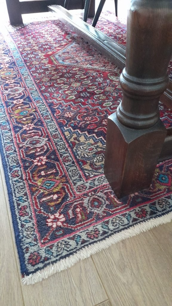 Oosters tapijt, Ophalen, Gebruikt, 100 tot 150 cm, Blauw