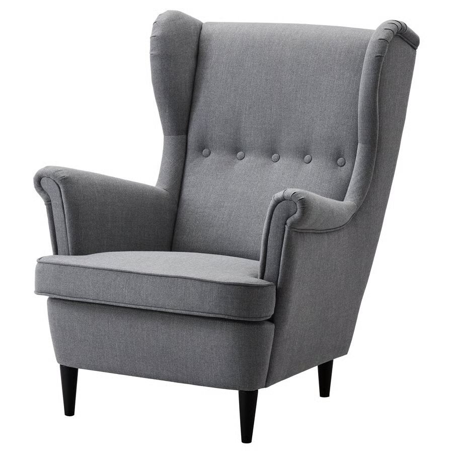 Fauteuil IKEA Strandmon gris, Enlèvement, Comme neuf