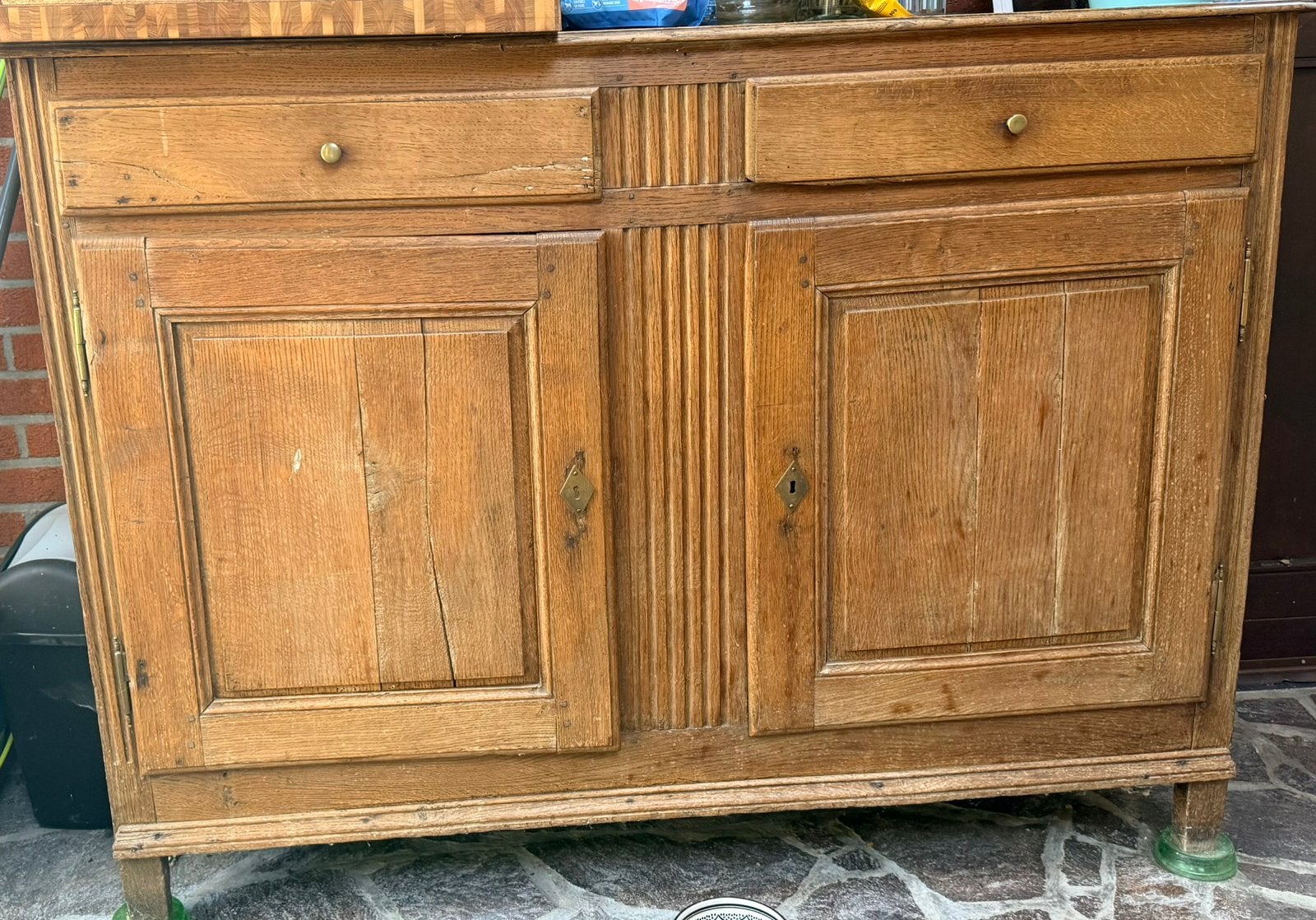 buffet /dresse  rustique, souvent appelé buffet provincial, Enlèvement, Utilisé