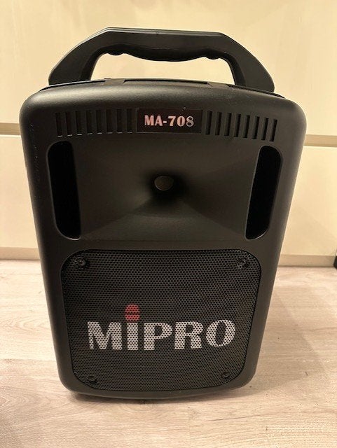 MIPRO MA 708 draadloze luidsprekers + hoezen + microfoons, Ophalen