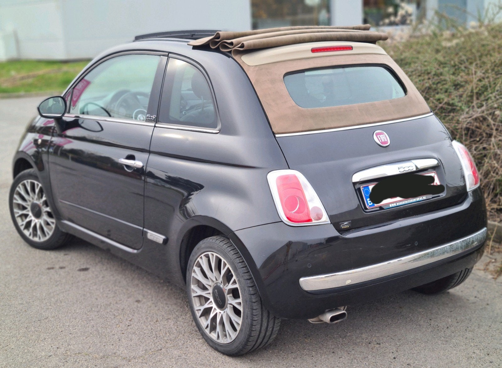 fiat 500 cabrio 12ess 2014.170mkm cuir rouge ctok 5900€, Euro 5, Achat, Cabriolet, Boîte manuelle