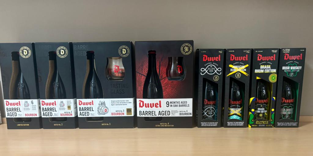 Duvel Barrel Aged Collectie (1-8), Ophalen, Zo goed als nieuw, Duvel