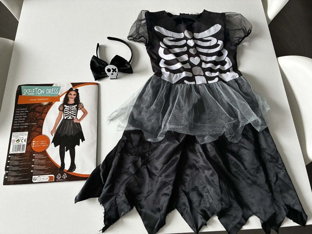 Robe d'Halloween taille 146. Porté une fois, comme neuf, Enlèvement ou Envoi, Comme neuf, 146 à 152, Fille