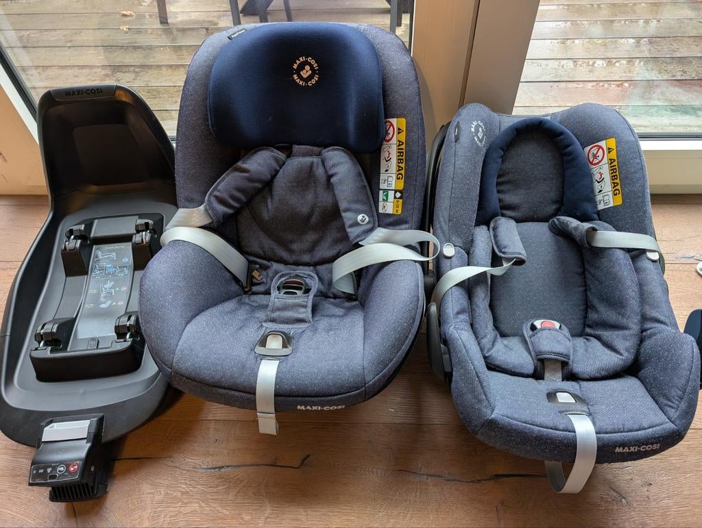 Set Maxi Cosi met isofix, babystoel en peuterstoel tot 4j, Ophalen, Gebruikt, Maxi-Cosi, Isofix