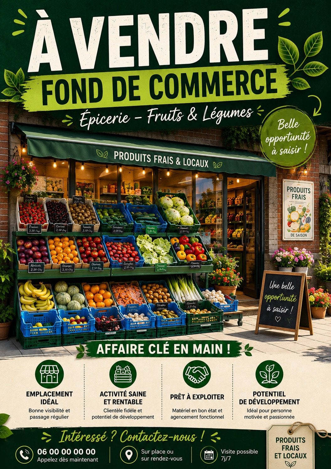 Fond de commerce à remettre sur Mons, Enlèvement ou Envoi, Comme neuf