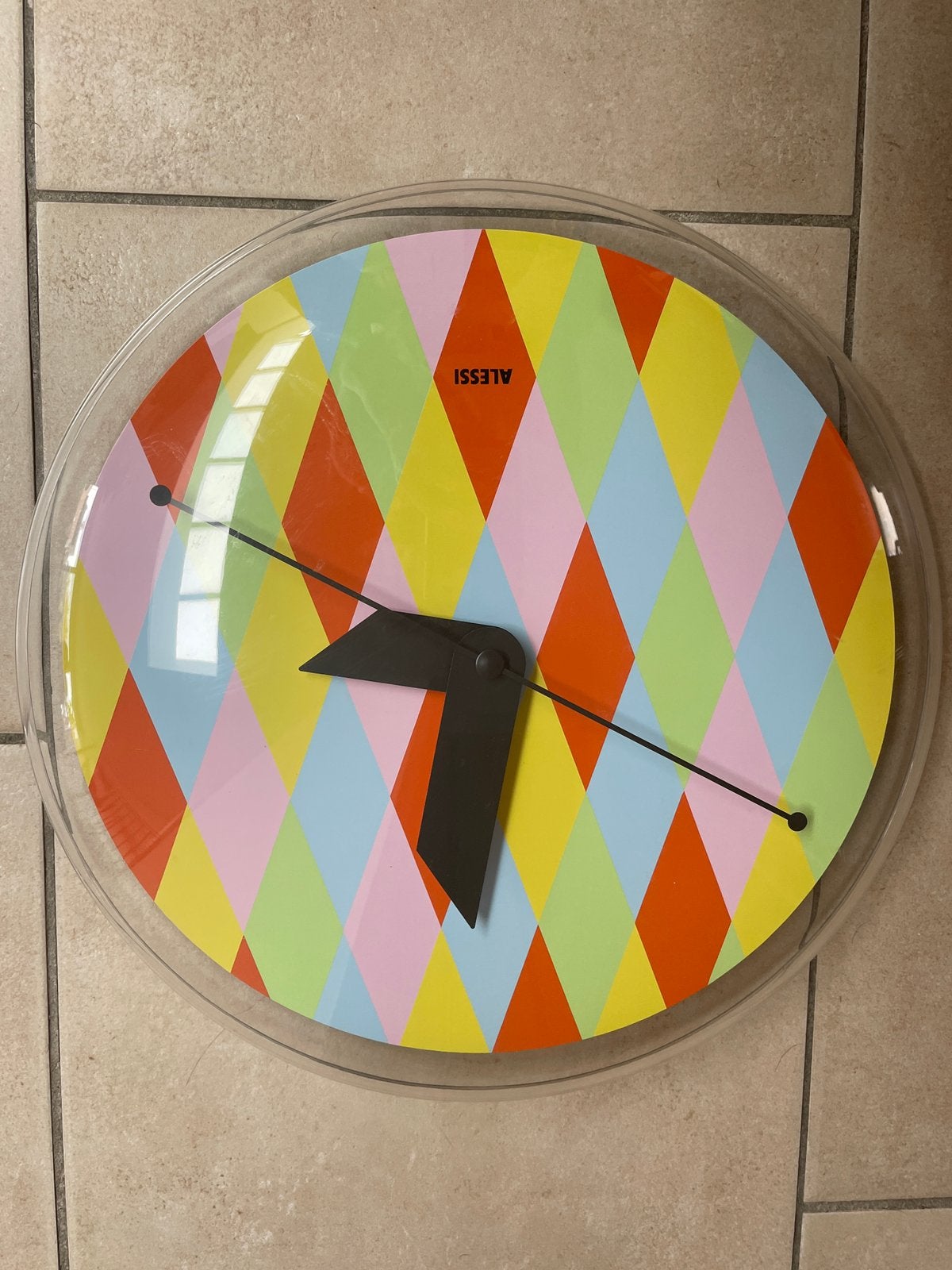 Alessi wandklok - alessandro mendini, Huis en Inrichting, Vintage, Ophalen, Zo goed als nieuw, Wandklok