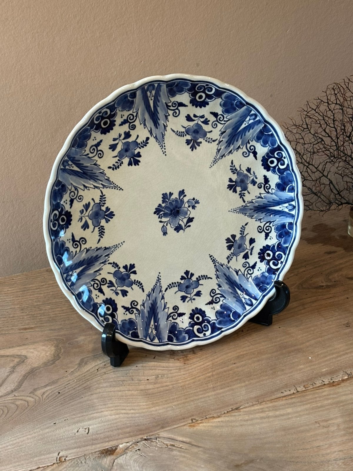 Handgeschilderd Royal Delft wandbord (1952), Ophalen of Verzenden