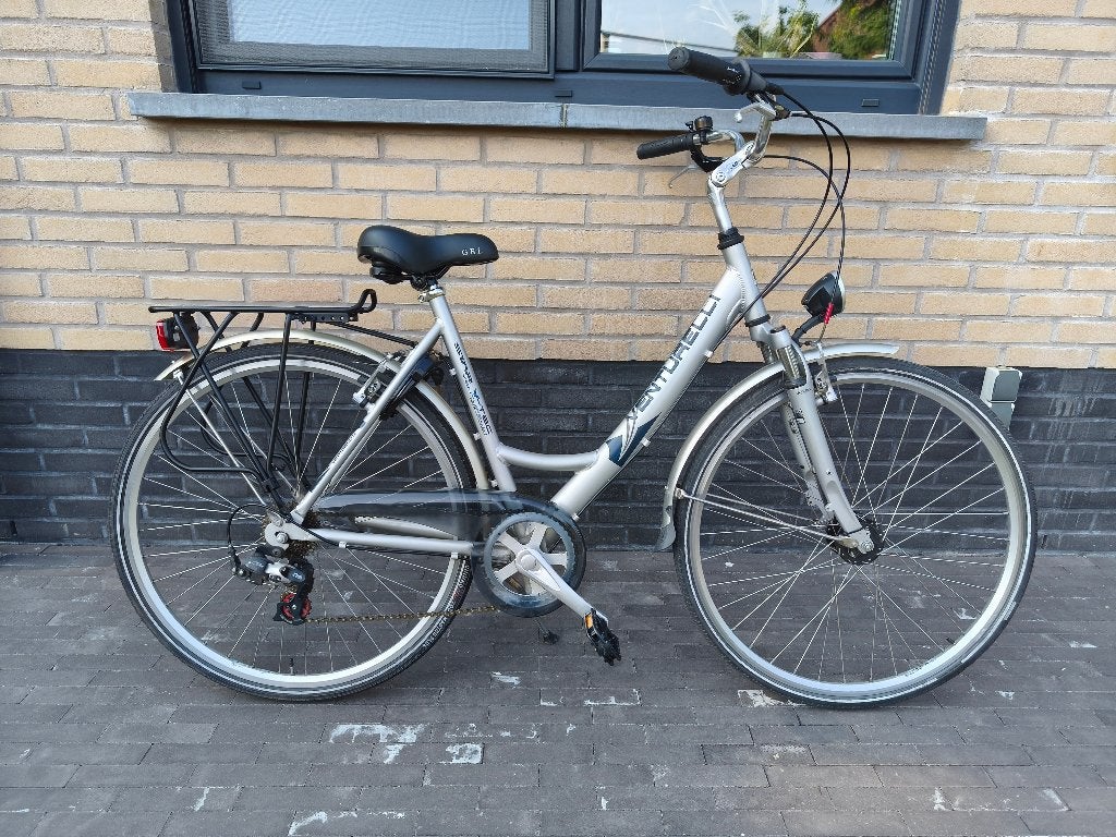 Venturelli ALUMINIUM fiets IN PERFECTE STAAT (7V & geveerd), Fietsen en Brommers, Ophalen, Gebruikt, Velgrem, Versnellingen