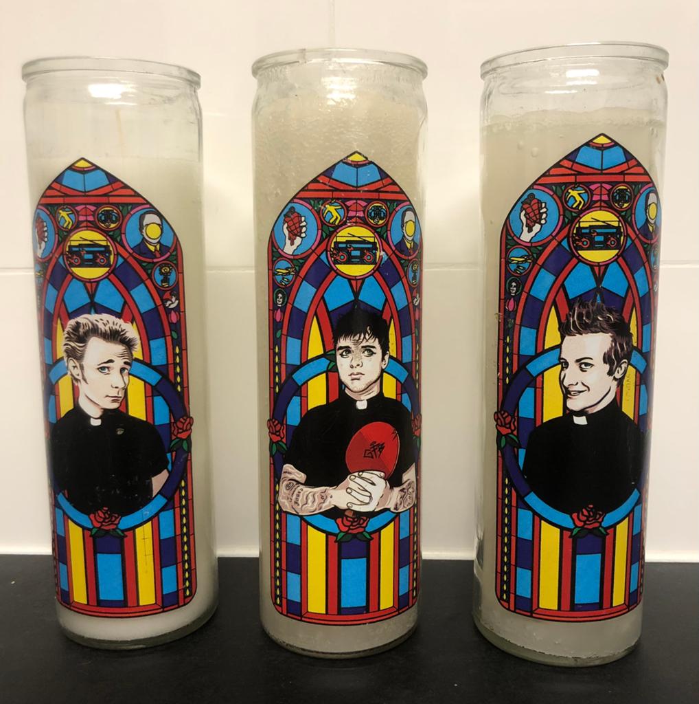 Devotiekaarsen Green Day, God’s Favorite Band, Verzenden, Zo goed als nieuw, Overige typen
