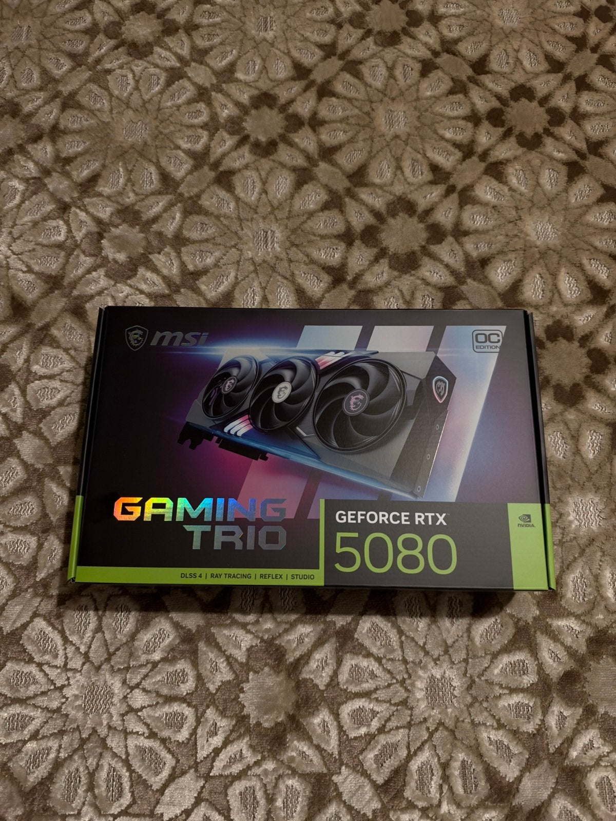 MSI GeForce RTX 5080 Gaming Trio OC 16 Go – JAMAIS UTILISÉ, Informatique & Logiciels, Enlèvement, Comme neuf